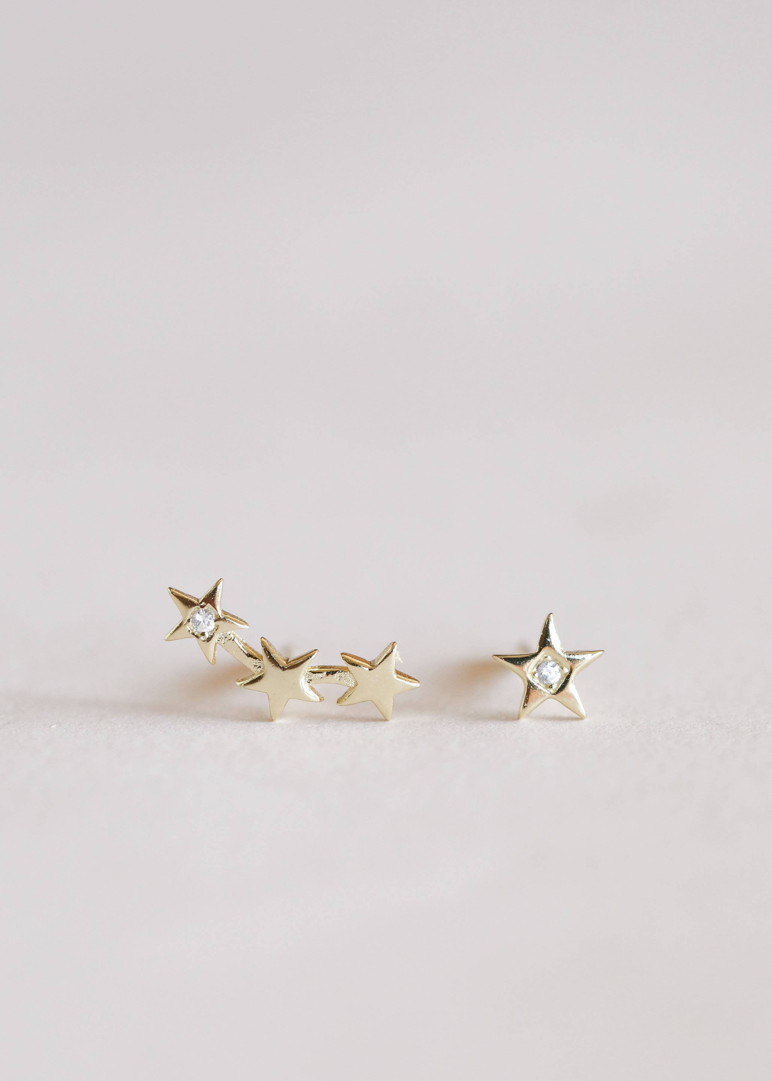 JaxKelly Complements - Star & Constellation - Gold Earrings