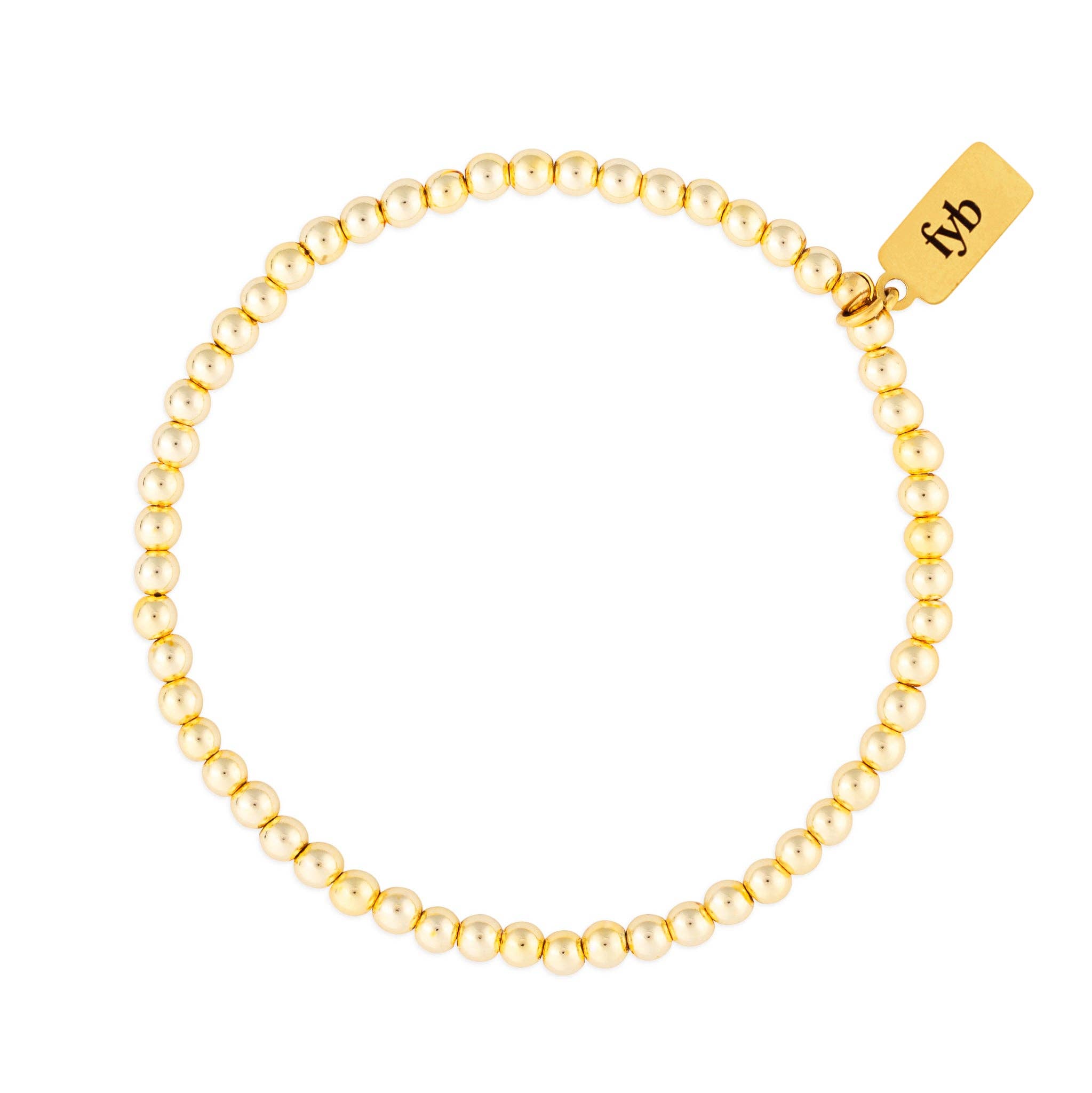 FYB Mini Gold Staple Bracelet